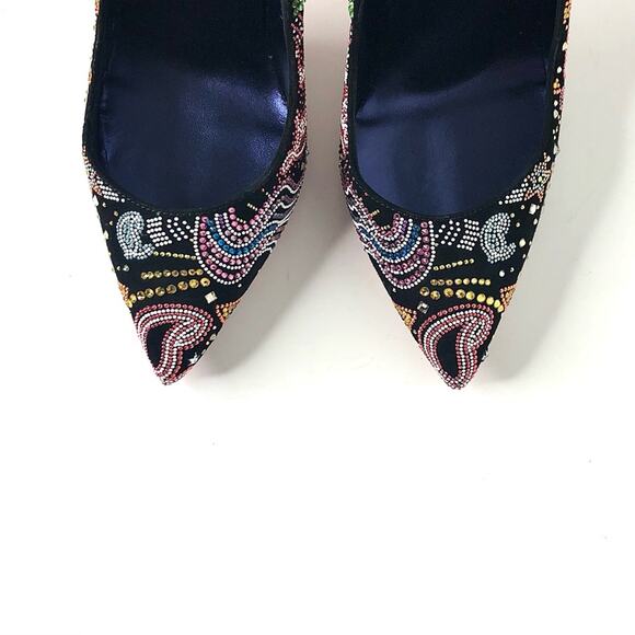 Chritian Louboutin Hot Chick Crystals Embellished Limited Edition Pumps 36.5 - Picture 3 of 11